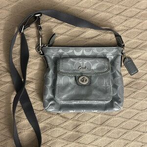 Coach Silver Crossbody Bag